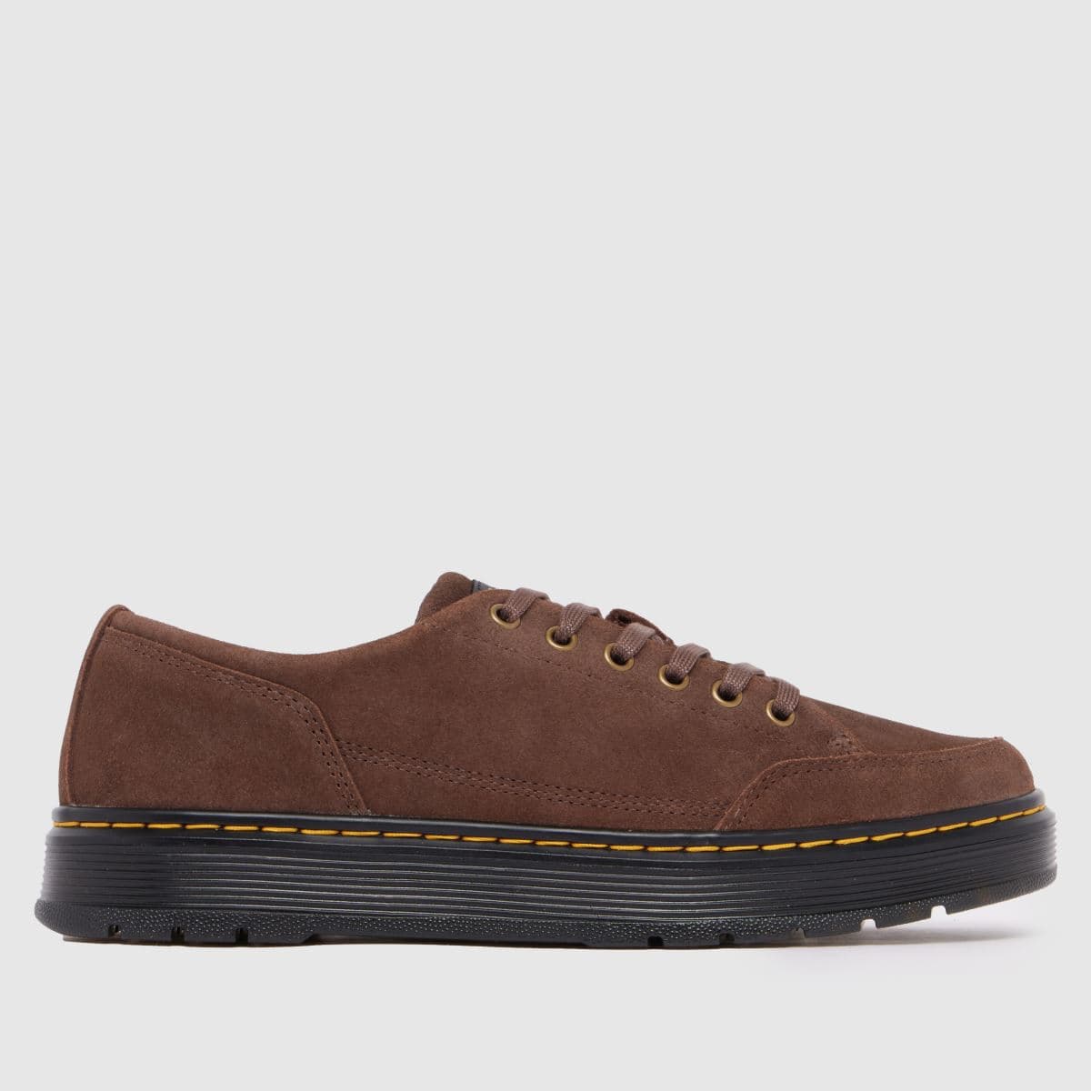Brown Shirt Plaid Loafer — Dr Martens Brookline in Dark Brown