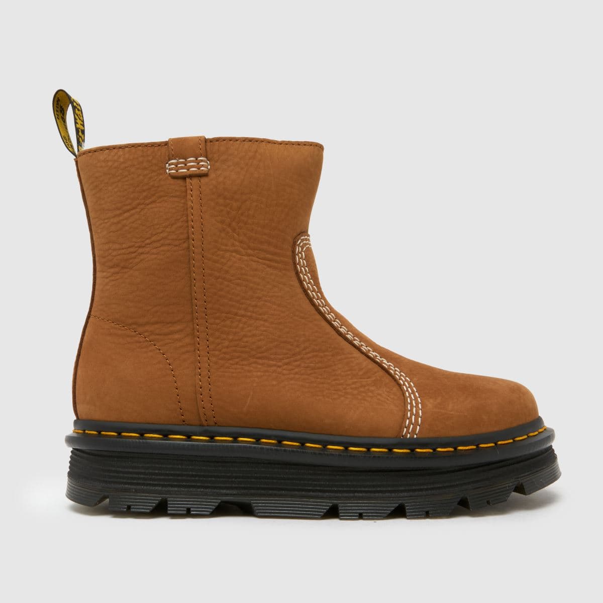 Brown Techwear Balloon — Dr Martens Zebzag Rigger in Brown
