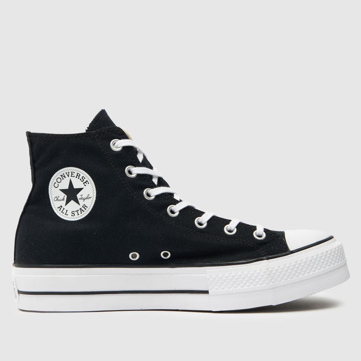 Converse All Star Lift Hi in Black & White
