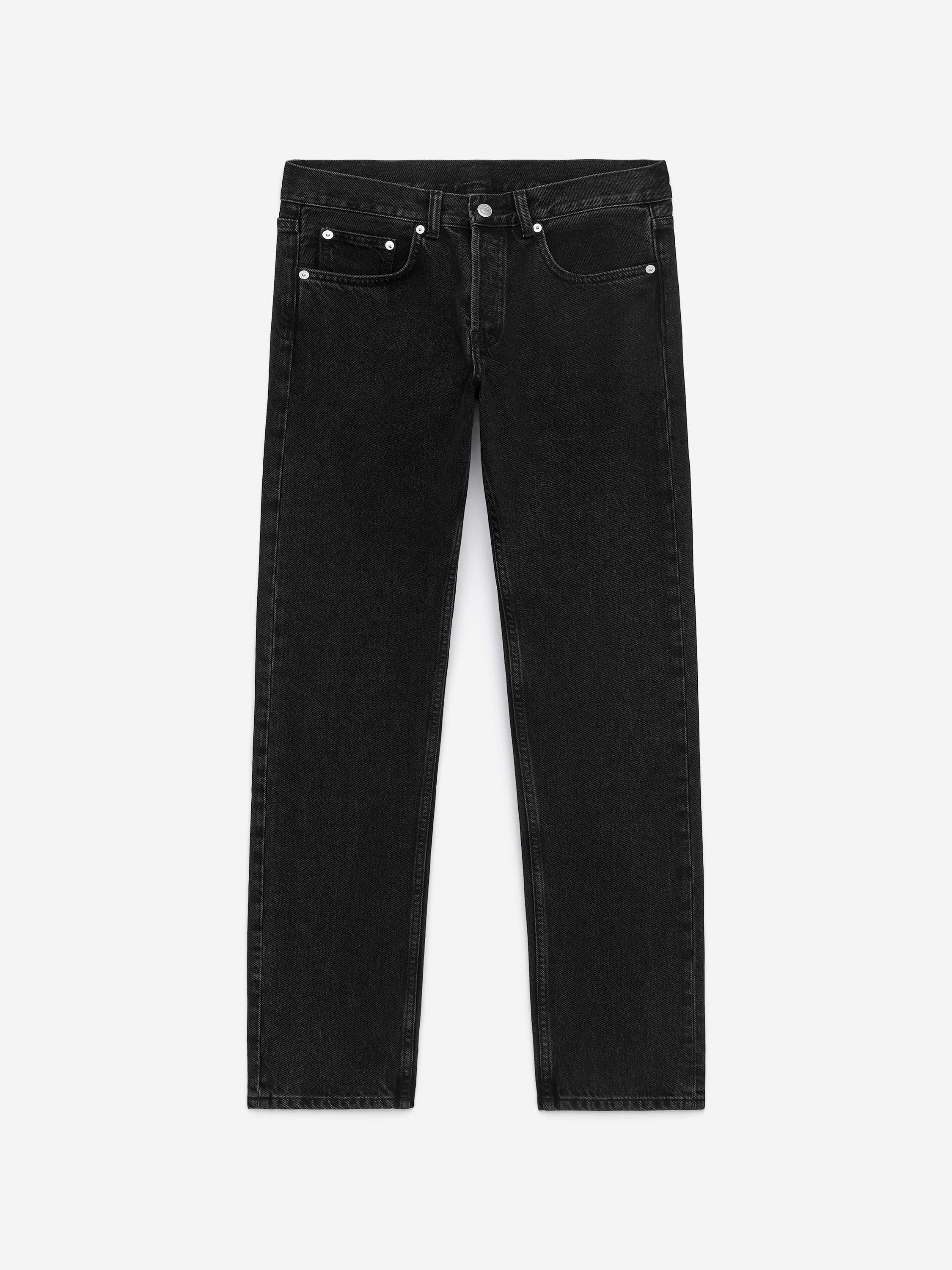 PARK Regular Straight Jeans – Black – Men – ARKET GB