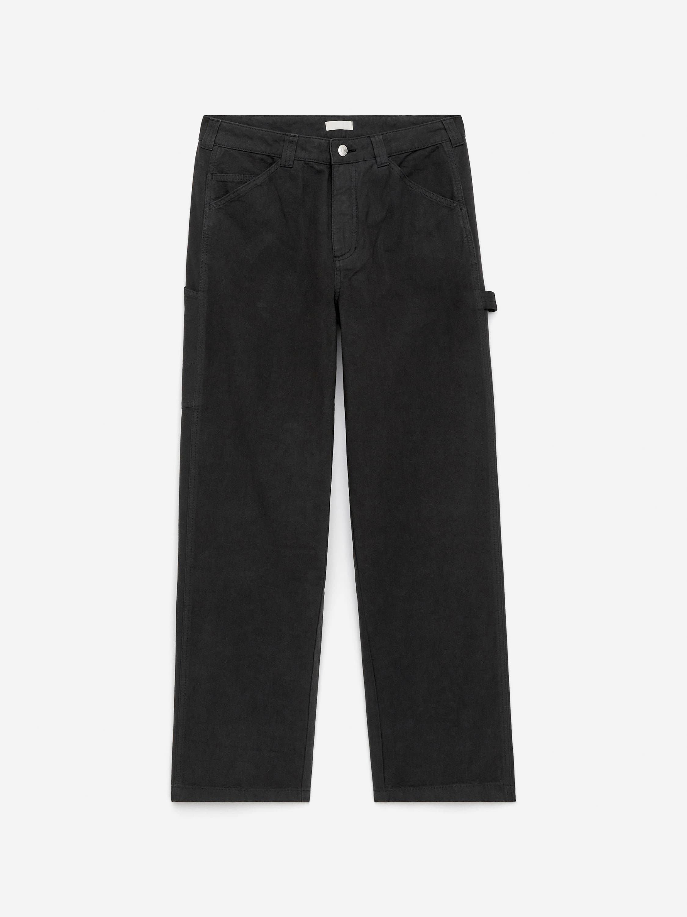 Loose-Fit Workwear Trousers – Off Black – Men – ARKET GB