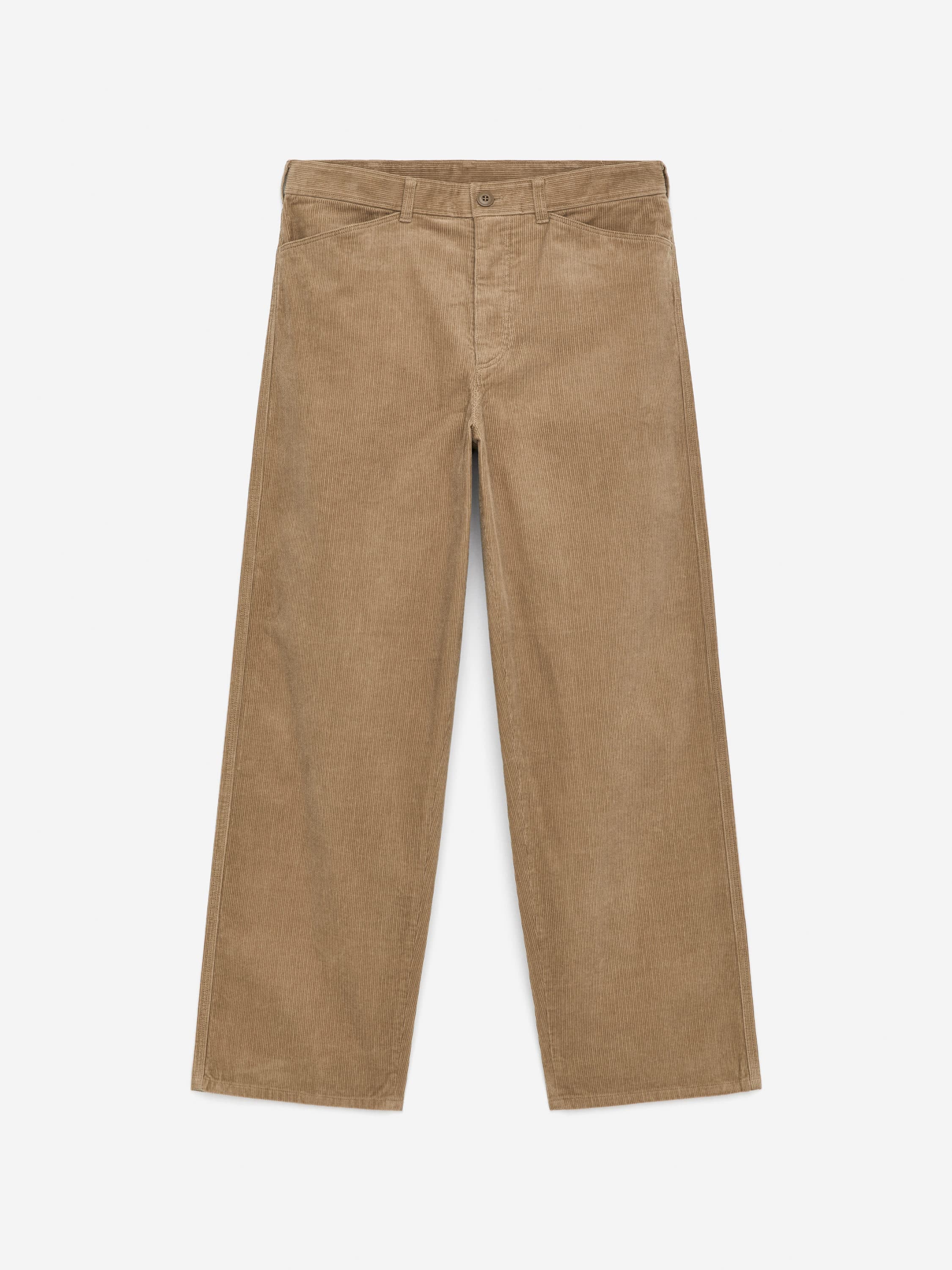 Relaxed Corduroy Trousers – Beige – Men – ARKET GB
