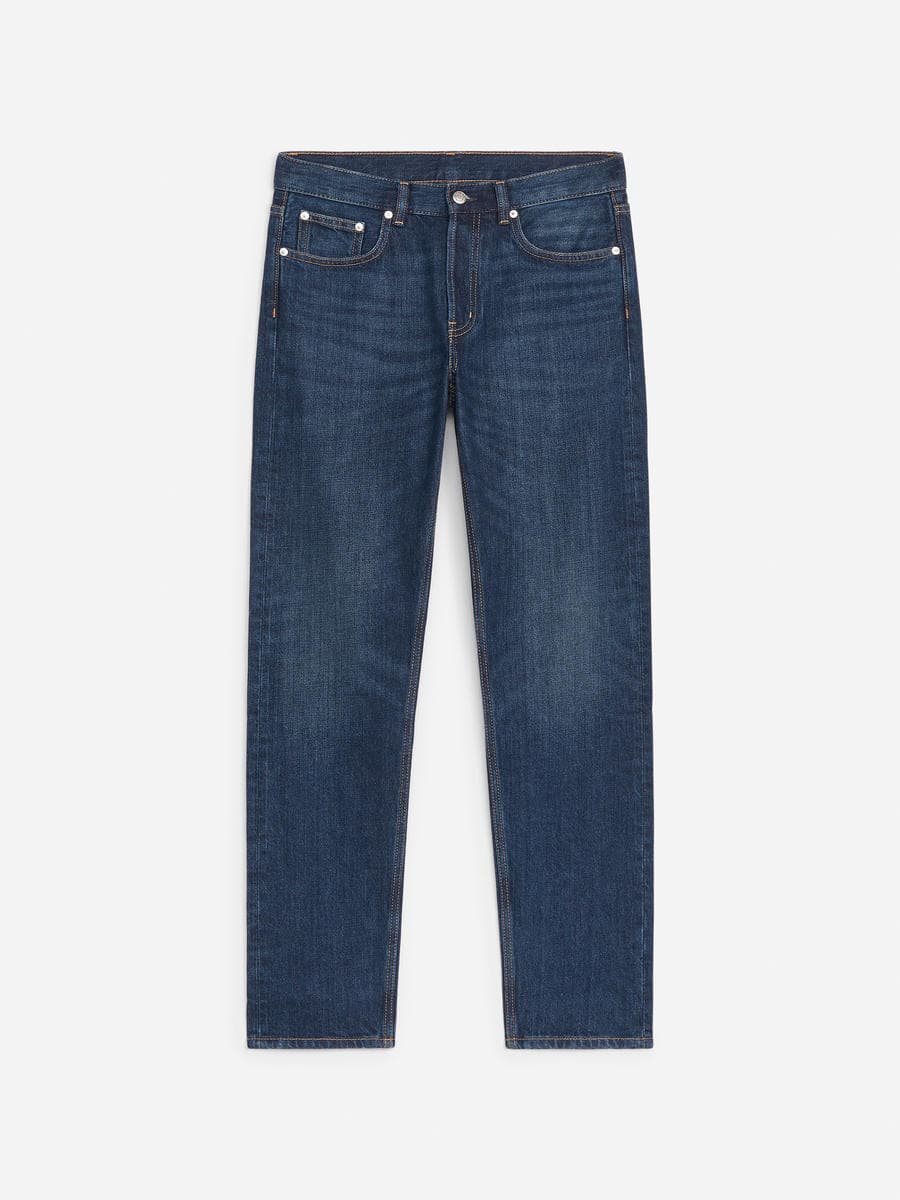 PARK Regular Straight Jeans – Dark Blue – Men – ARKET GB