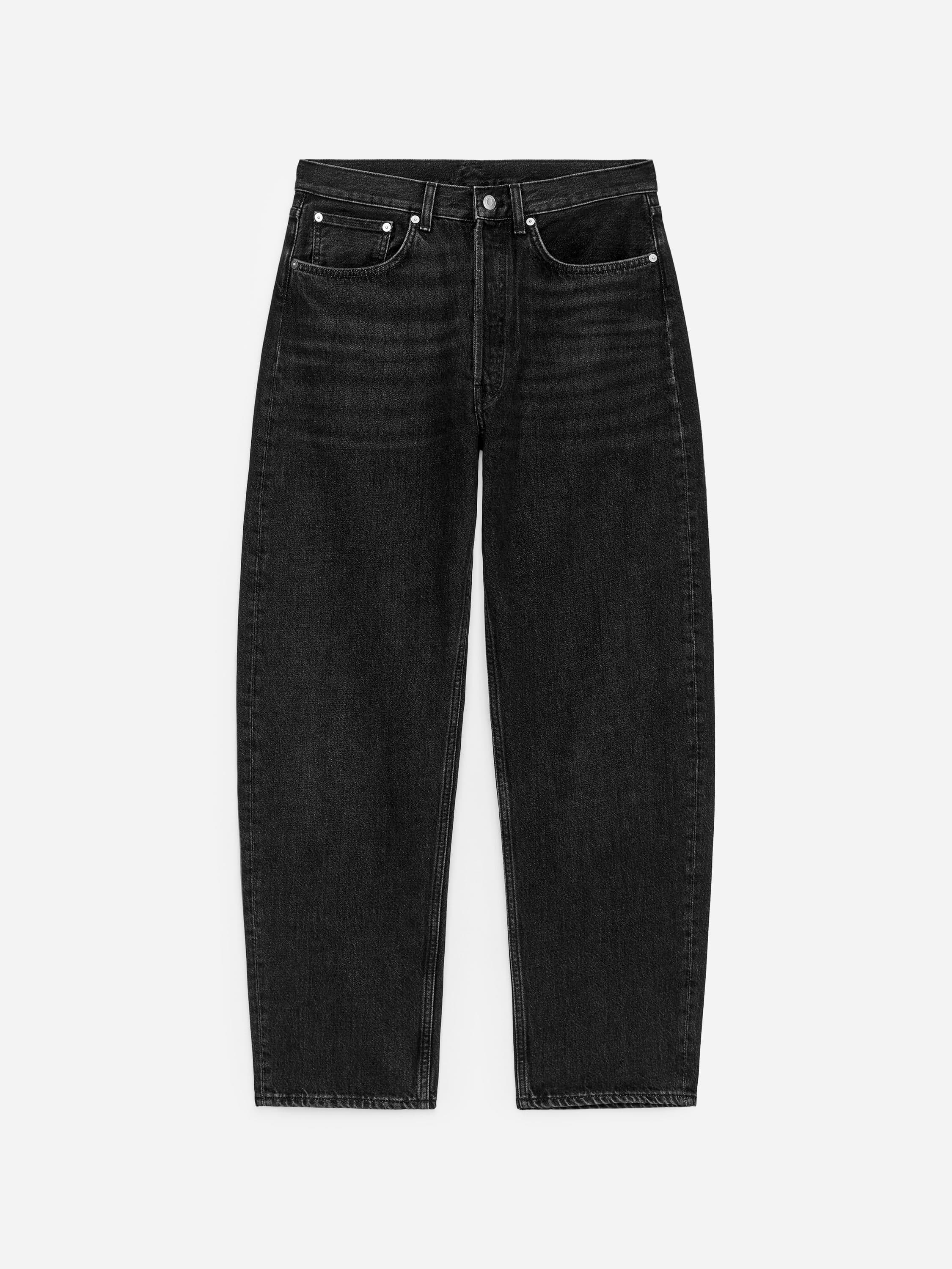 CREEK Relaxed Barrel Jeans – Grey – Men – ARKET GB