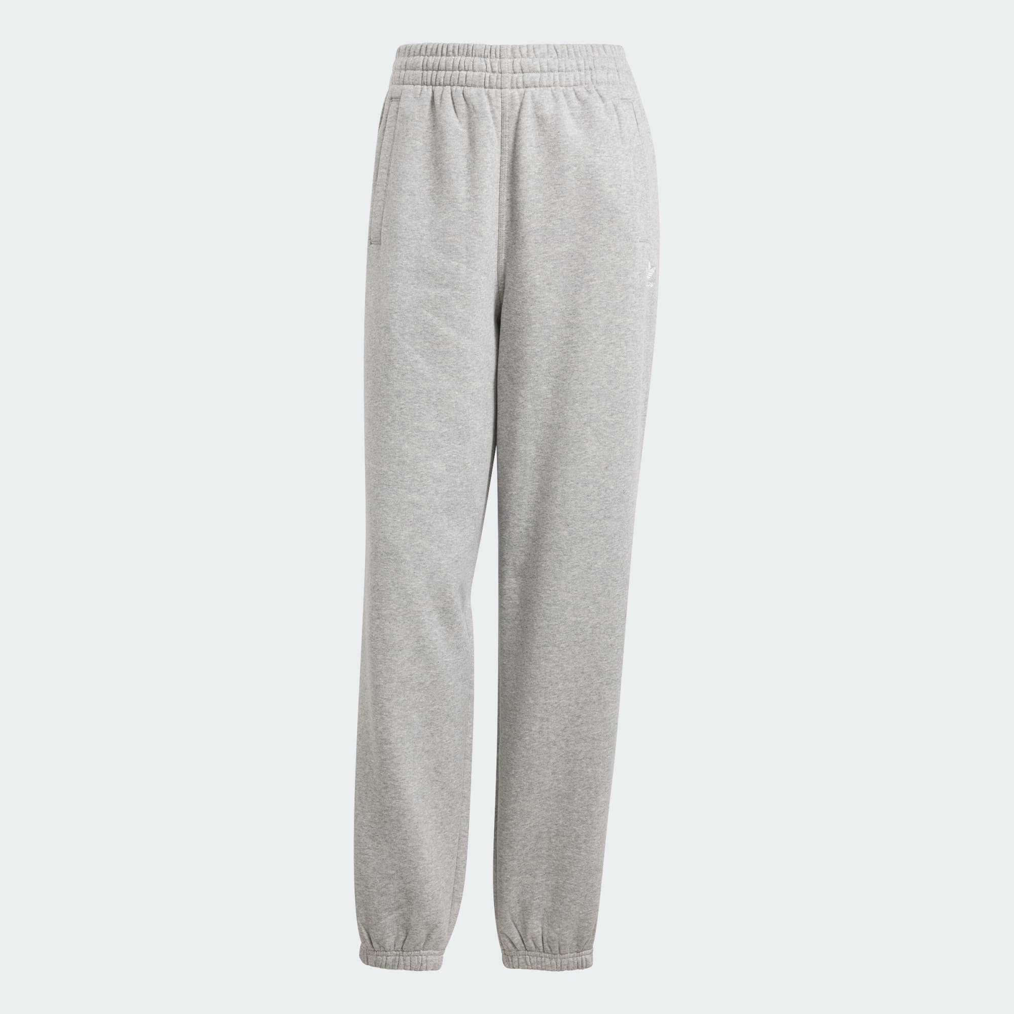 Grey Sweat Runner — Essentials Fleece Loose Joggers