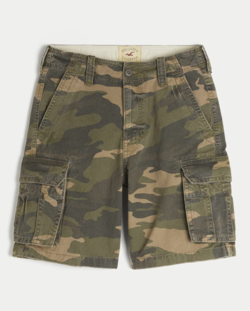 Camo Baggy Cargo Shorts